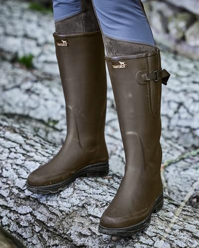Parforce Gummistiefel mit Neoprenfutter Braun 42