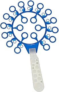 SAFIGLE Blowing Bubble Toy Set Blowing Bubble Tools 1pcs Bubble Blower Plastic Jumbo Giant Blowing Bubble Maker Blower Ring for Boys Girls Kids Toys