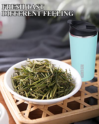 GiNT 17oz Travel Tea Mug with Infuser, 2 Lids. Vacuum Insulated 316 Stainless Steel Coffee Mug. Dishwasher Safe Tea Cup with Strainer for Hot & Cold Brew Coffee (Green) - image 8