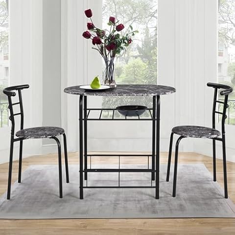 BTM Compact 3-Piece Dining Set Cover