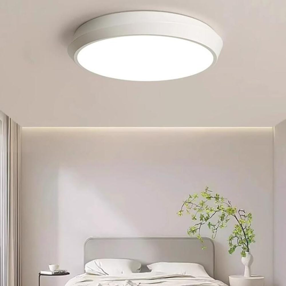 Lampa Sufitowa Do Wbudowania Nowoczesne Minimalistyczne Lampy Sufitowe LED Cienka Płaska Nowoczesna Oprawa Oświetleniowa Do Montażu Natynkowego Ściemnianie Trójkolorowe (3000K/4500K/6000K) KNBVFHG