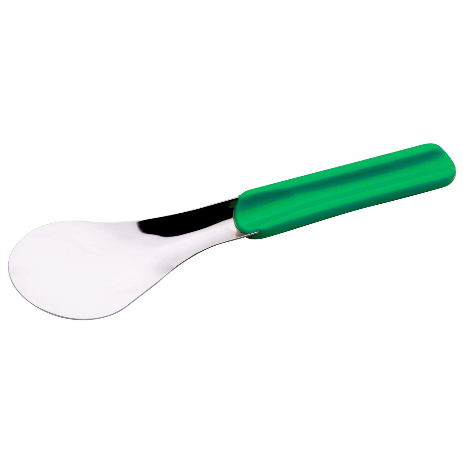 PIAZZA Servidor de helado, acero inoxidable y plástico, 25 cm, color verde