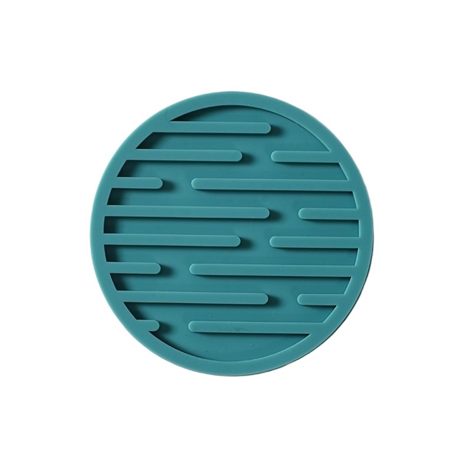 10Pcs 10cm Silicone Coasters Round Heat Resistant Rubber Tea Cup Mat Drink Coffee Mug Glass Beverage Holder Pad for Cap(Color4)