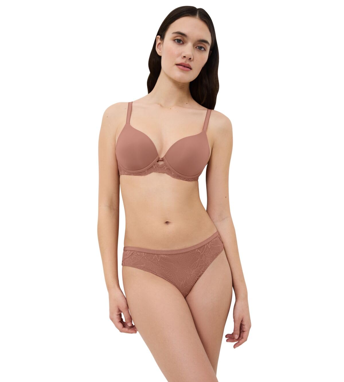 Triumph Women's Amourette Charm T Brazilian01 UNDERPANTS, Brown, 16