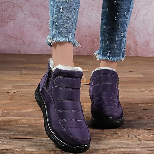Botas descalzas térmicas e impermeables con cremallera lateral para invierno 2