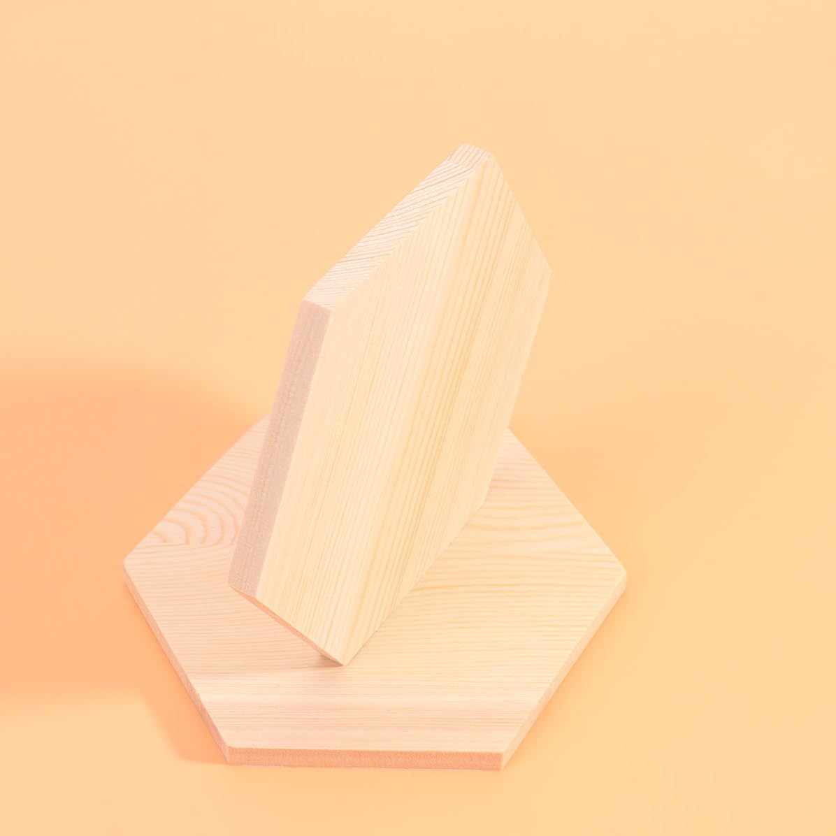 Bloques de Madera Hexagonales 10 Piezas, para Manualidades