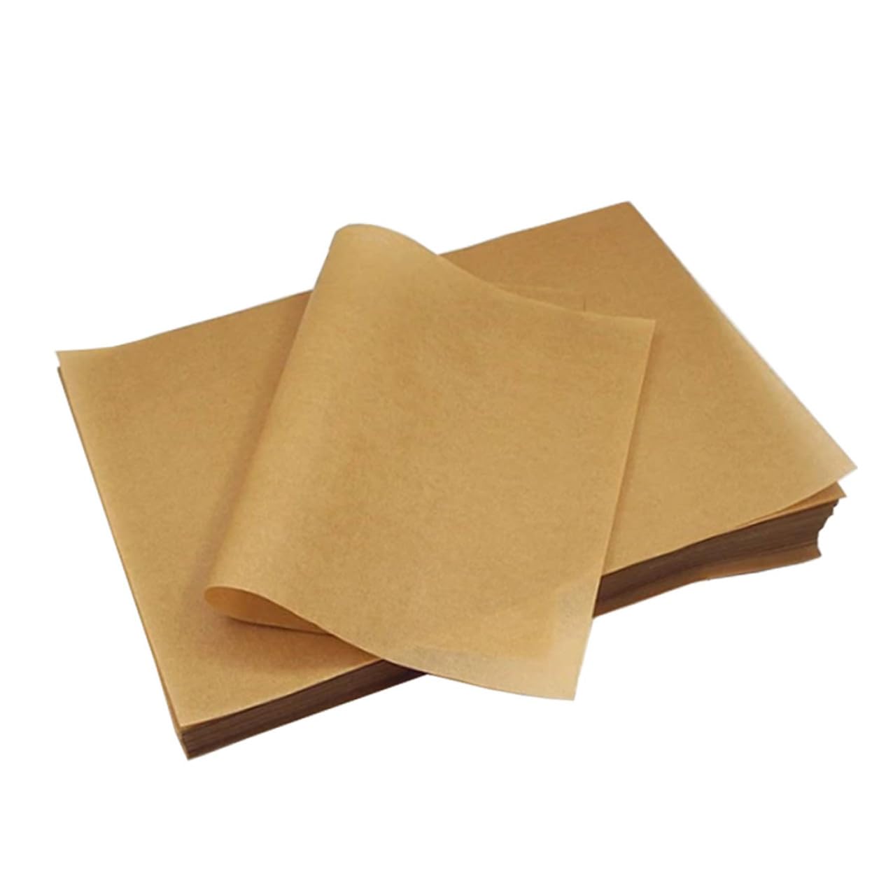 Carta da Forno in Fogli Marrone 30x40cm Carta Antiaderente per Cucine Domestiche 100 Pezzi per Cottura e Barbecue