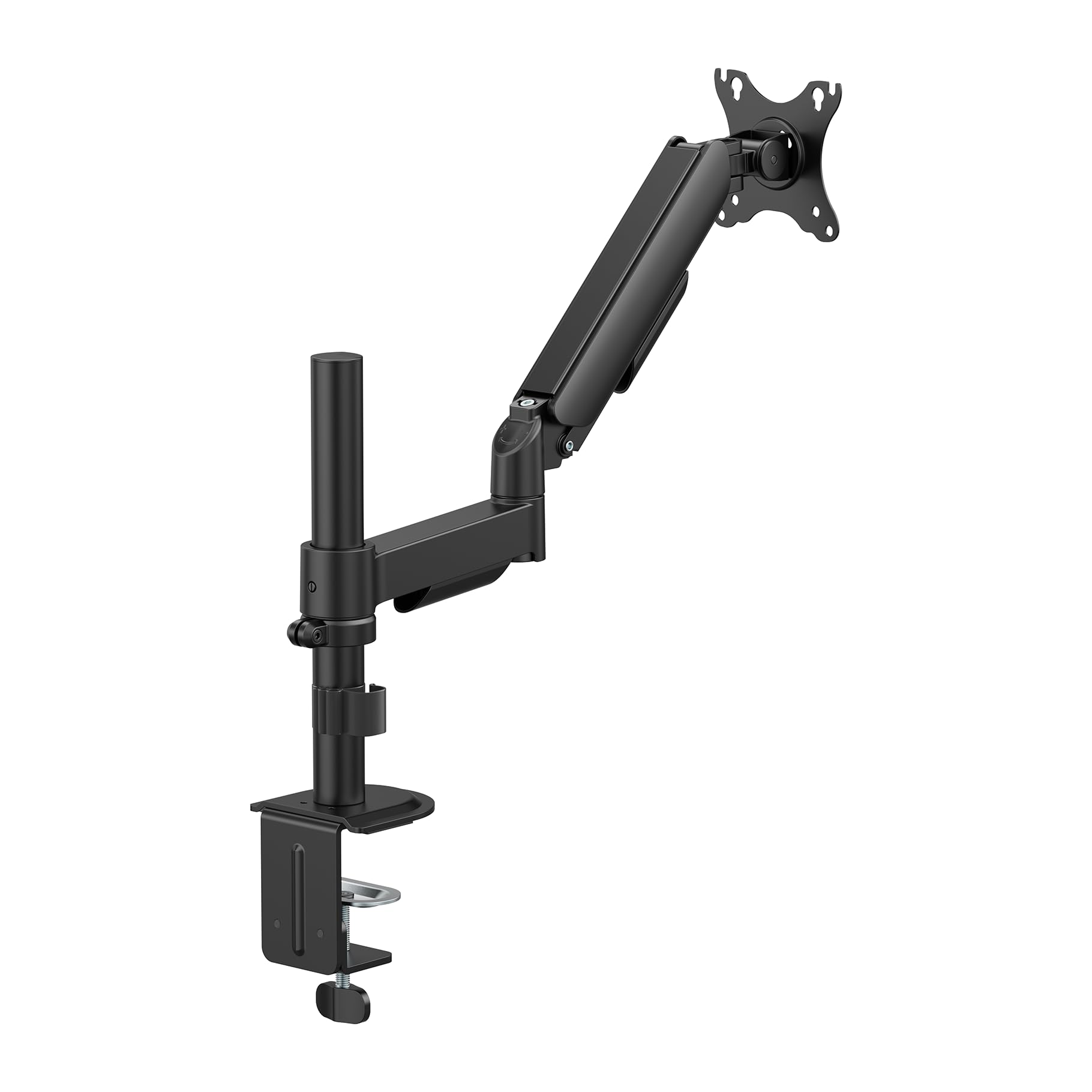 KIMEX Supporto schermo PC 1 schermo 17"-32" con asta nero 015-2703