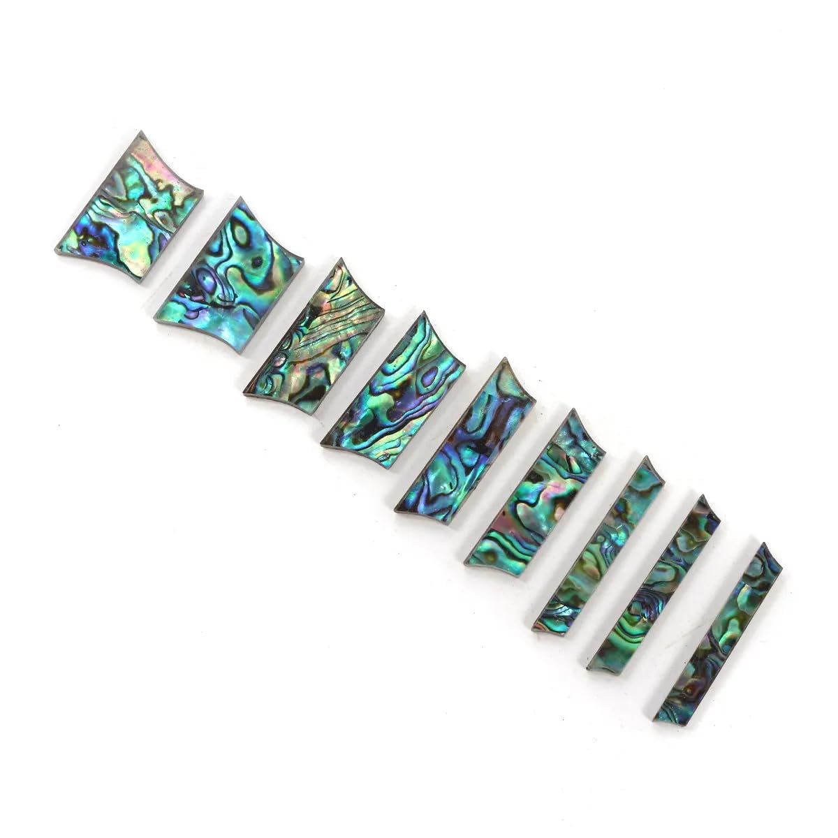 YoungMonic Celluloid Trapezoidal Guitar Fretboard Inlay Electric Guitar Accessories for Guitar Enthusiasts (01)