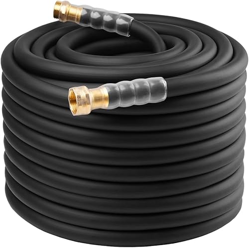 Miniatura 14 de Manguera de jardín premium resistente de 100 pies x 5/8 pulg., presión de trabajo de 300 PSI, presión de rotura de 1000 PSI, manguera de agua de