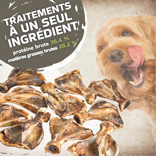 Schweineschulterknochen für Hunde 10 Stück (2,5 kg) | Natürlicher Kauspaß & Nahrungsergänzung | 100% Schwein | ohne Zusatzstoffe