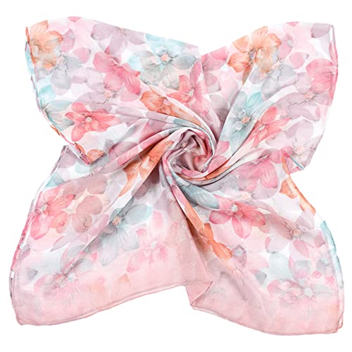 amokk Fashion Floral Scarfs for Women Lightweight Hijab Wraps and Shawls Head Scarves2
