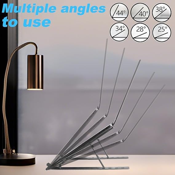 Soporte portátil para laptop con ventilador ajustable miniatura 4