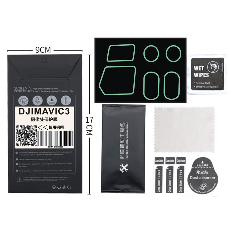Anti-Scratch Camera Lens Protective Film for DJI Mavic 3 CINE Drone High Hardness PET Film Parts
