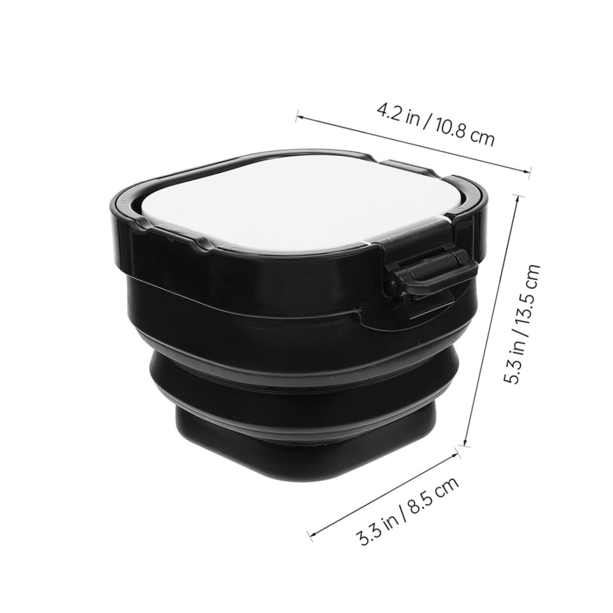 ERINGOGO Paint Brush Washing Buckets Silicone Paint Brush Basin Artist Brush Washer Paint Brush Washer Paint Brush Painting Brush Cleaning Bucket Painting Supply Black