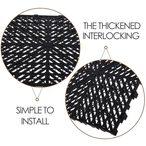Baldosas Modulares Antideslizantes de plástico PP con diseño entrelazado modular 3