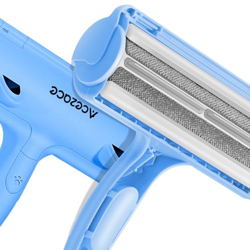 ACE2ACE Fusselrolle Tierhaare Tierhaarentferner Fusselbürste Tierhaare für Hundehaare und Katzenhaare Hundehaarentferner für Sofa Bett Teppich Kratzbaum Baby blau