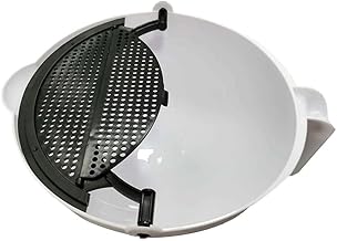 Fansipro Tigelas de mistura tigela agitadora de alta capacidade, kits de acessórios na loja de bolos; shopping center; coquetel, 225 x 115 x 205 (MM), branco, 2 peças tigelas de mistura/tigelas de agitação