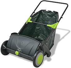 vidaXL Barredora Ligera de Jardín Bolsa de Basura 103 L Colores Negro y Verde
