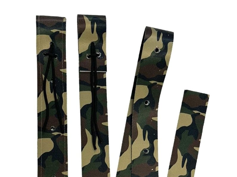 camo cinch strap set off billet and Latigo strap
