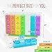 Monthly Pill Organizer, Pill Box, Medicine Organizer, 4 Weekly Pill Organizer, Pill Container, Vitamin Organizer, Travel Pill Container, Medication Organizer Pill Holder, Large Pill Organizer