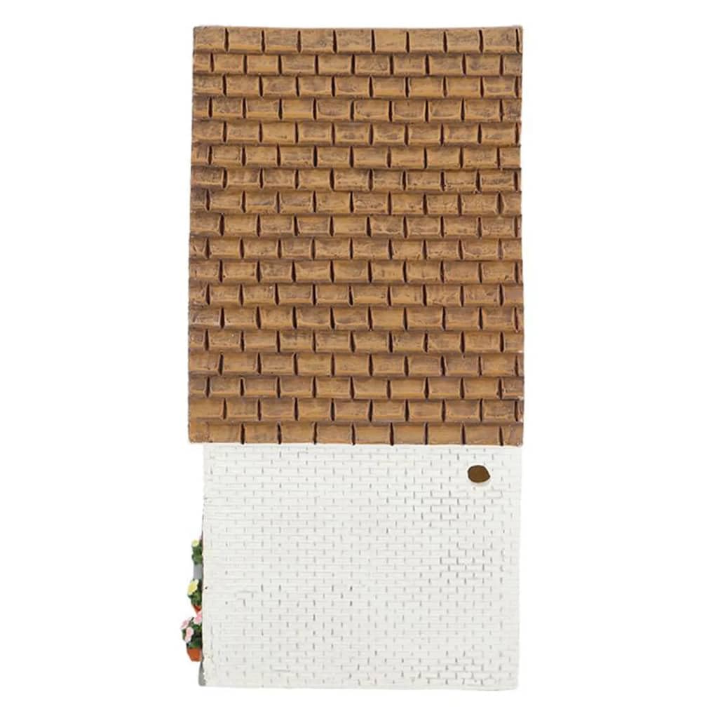 ESSCHERT DESIGN Pajarera de Herrerillos Forma de Casa de Campo Nido Pájaros