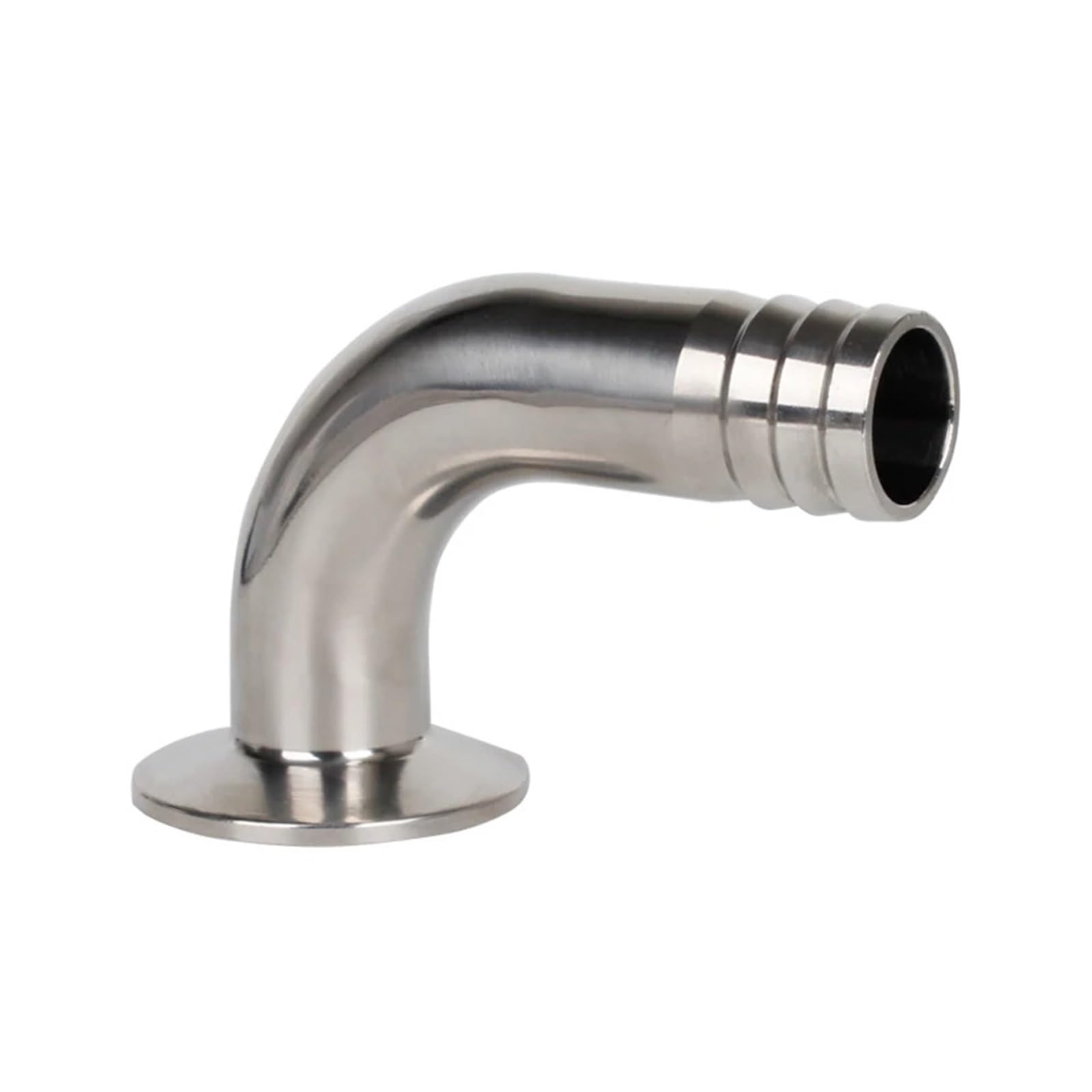 LLBOGRGGN 89mm Hose x 3.5" Tri Clamp 90 Degree Elbow SUS 304 Stainless Steel Brew Beer Wine