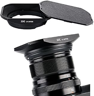 Bayonet Square Metal Lens Hood Shade w/ Hood Cap Protector for Fujifilm Fujinon