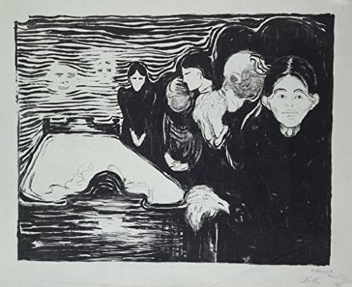 Impression d'art Edvard Munch décoration murale vintage pour chambre élégante
