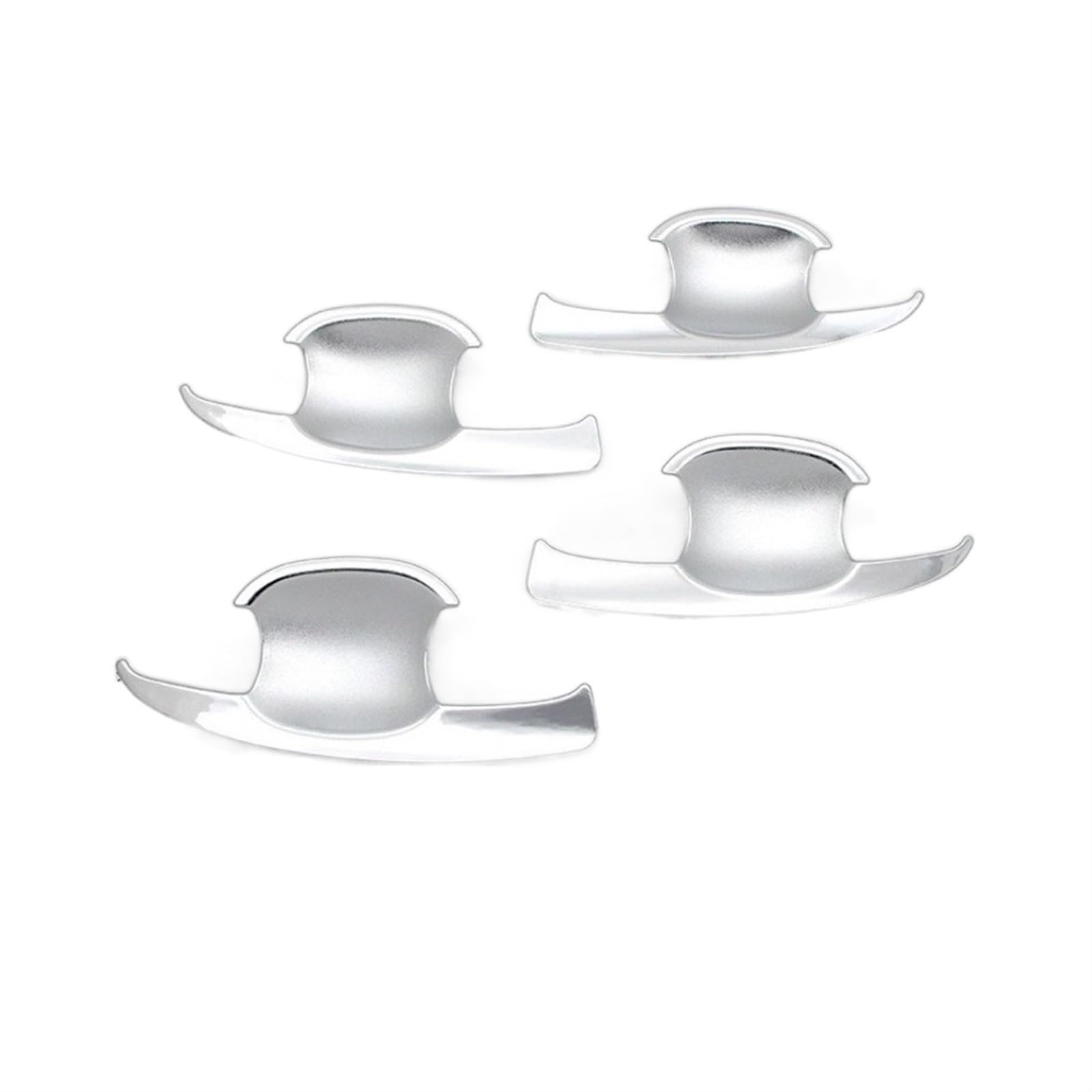 Drezzo Car Exterior Door Handle for Hyundai for Creta Ix25 2015-2020 Chrome Door Handle Cover Cup Bowl Catch Garnish Overlay Cap(Bowl Cover)