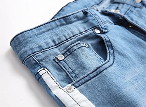 Pantalones Vaqueros Ajustados Elásticos para Hombre miniatura 4