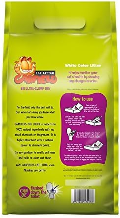 Garfield Cat Litter All Natural, Fast Clumping, Perfect for Multi-Cat Homes, Tiny Grains, 15 lb, Golden Swirls, 15 lb.