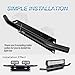 MICTUNING Universal License Plate Mounting Bracket Front Bull Bar Bumper for Off Road LED Work Light Bar