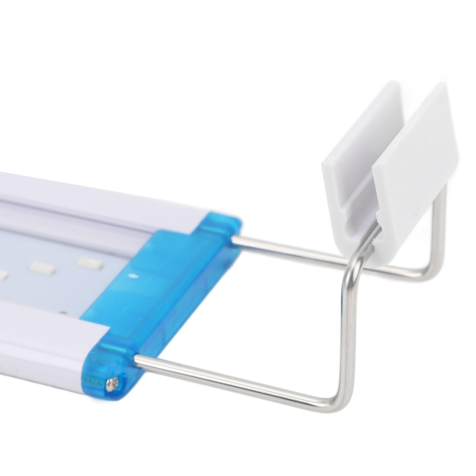 Tnfeeon Luce per Acquario a LED Illuminazione a 3 Colori per Boccia per Pesci con Staffe a Clip, Adatta per L'abbellimento Domestico (Spina UE 38 cm/15,0 pollici)