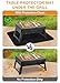 SKABLIX 24×31 inches Under Grill Mats for Outdoor Grill, Tabletop Heat Resistant Fire Pit Mats for Countertop and Patio Protection-Fireproof & Waterproof & Oil Proof