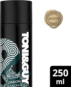 Toni & Guy Men Deep Clean Shampoo with Charcoal Extract, 250ml–Premium Deep Cleansing Formula for Everyday Freshness, Purifying and Revitalizing Hair Care Pack of 2