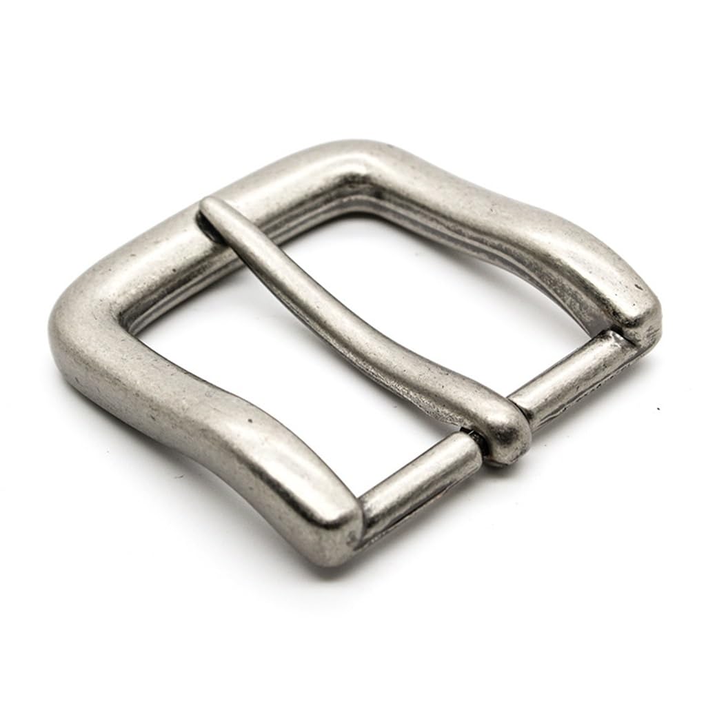Modelos de estilo Vintage Casual Pin for hombres con cabeza hebilla cinturón Metal pantalones 4cm