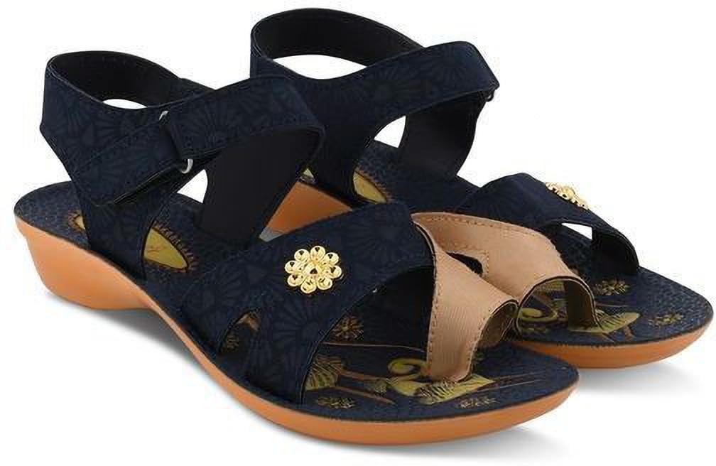 Heenaplus Womens Napa Casual Soft Sole Comfortable & Stylish Durable for Office & Occasion Wear Heel(2.75inch) Wedges Sandal (Size-7,Black) (B0CKHXYJKJ) Amazon Price History, Amazon Price Tracker