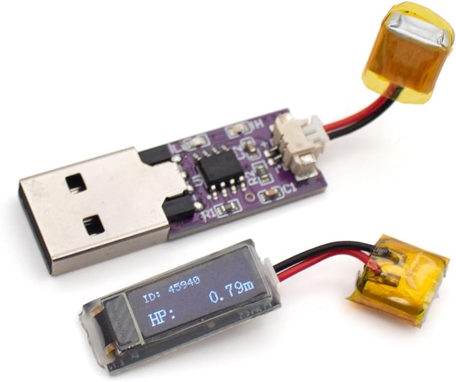 Mini Rocket Altimeter Max Height Recorder Competition Altitude Gauge with OLED Display