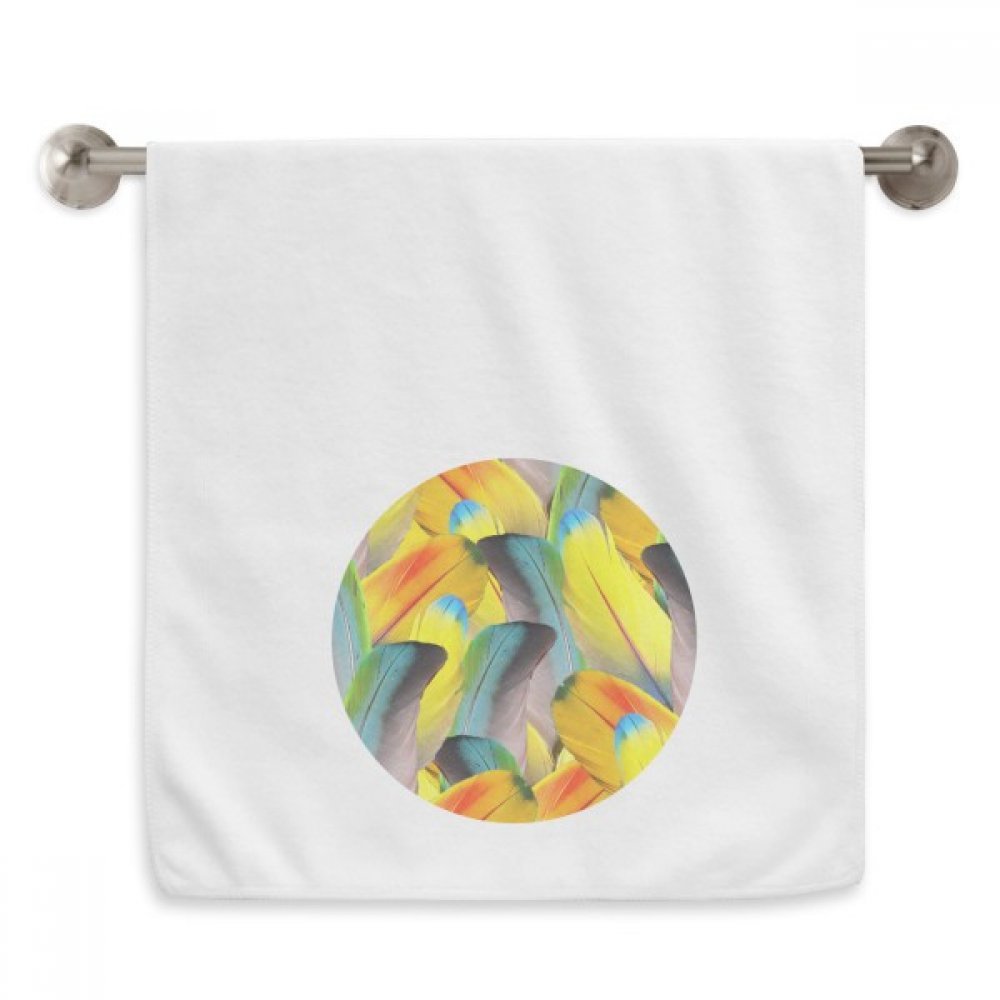 Serviette douce fleurs et plumes pour votre rituel bien-être