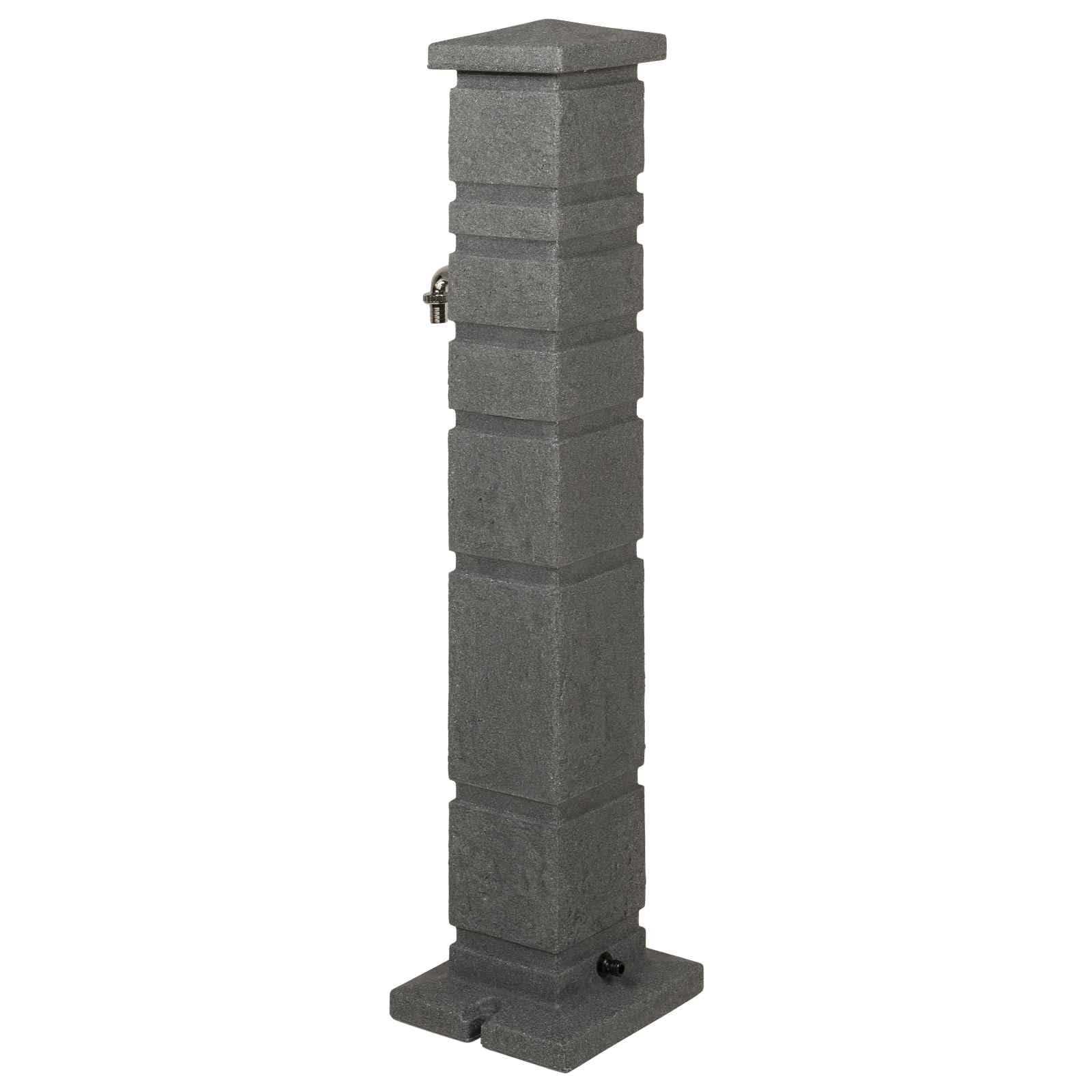 vidaXL Garten-Tanker Anthrazit 26 x 26 x 101 cm PE