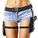 Black Widow Costume,Gun Leg Holster Costumes for Women,Spy Croft Costume Belt,Tomb Adventure Costumes,Cat Women belt