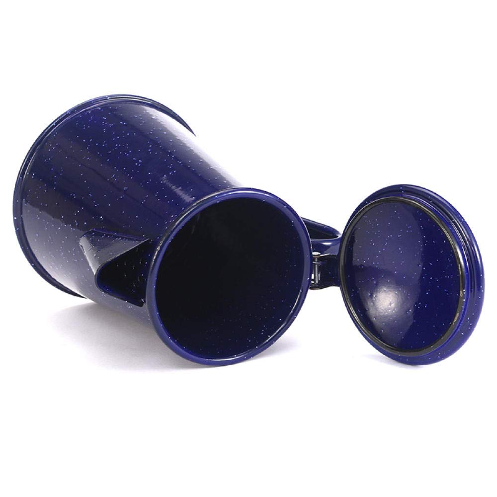 Caffettiere Teiere E Caraffe Per Caffè Servizi Da Tè Pentola Smaltata, Pentola A Mano, Caffettiera, Blu E Bianco Dentro E Fuori@1.2L