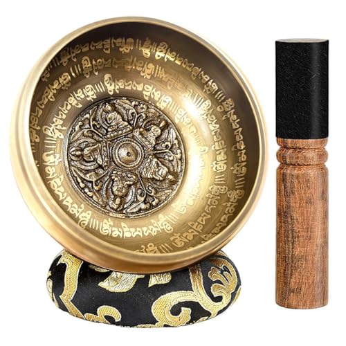 Amazon.co.jp: シンギングボウル 倍音 ネパール 7メタル製 伝統彫刻