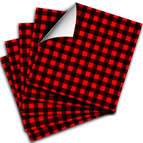 Buffalo Plaid Craft Vinyl (5)