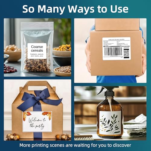 Image of 500 Sheets 3000 Pcs 3-1 /3 x 4 6 Up Shipping Address Labels for Laser & Inkjet Printers, 3-1 /3 inch x 4 inch 6 per Sheet Shipping Mailing Stickers, 6 Labels per Page