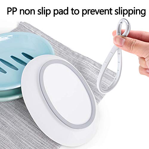 Wyok 2-Pack Soap Dish With Drain Soap Holder Easy Cleaning Soap Saver Dry Stop Mushy Soap Tray For Shower Bathroom Kitchen thumb #4