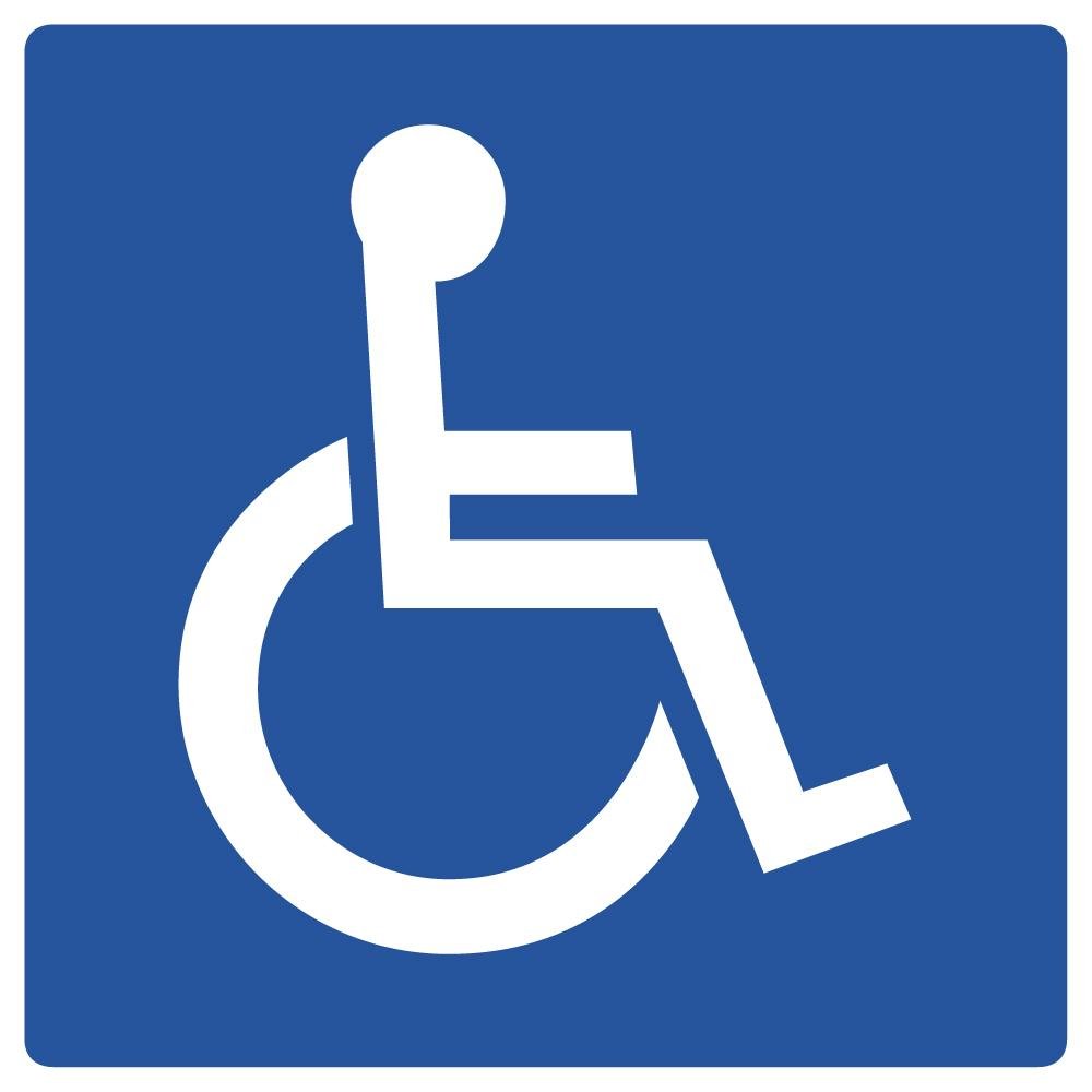 Amazon.com: Wallmonkeys GEN-16125-36 WM344130 Handicapped Symbol