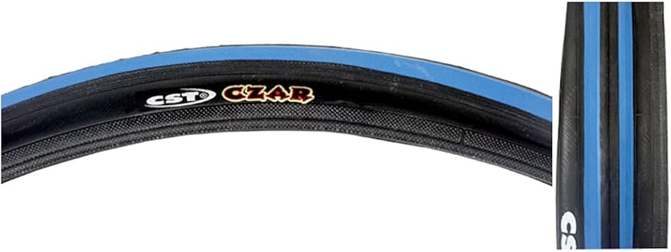 CST Czar Tire - 650c x 23, Black/Blue | bike-tires
