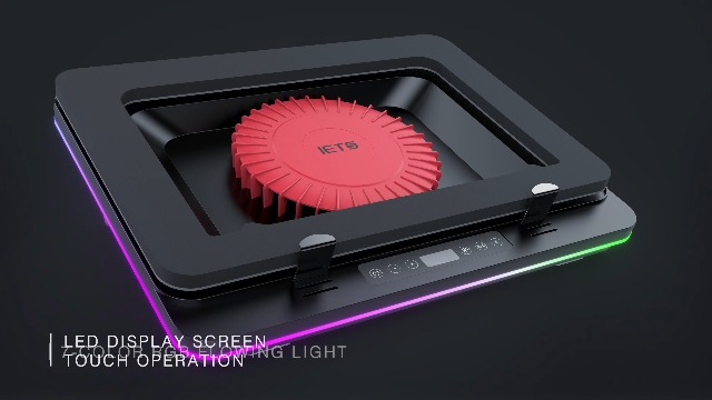 Amazon.co.jp: IETS GT600 RGBノートパソコン冷却パッド ラップトップ